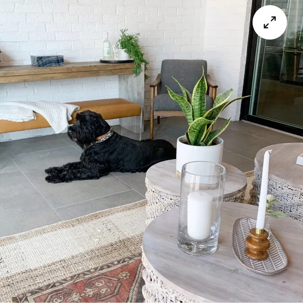 Anthrohome Terra Cotta Platter Leaf Anthropologie Boho Decor Tray AnthroLiving - Picture 2 of 8